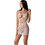 Passion Sexy Φόρεμα Διχτυωτό Λευκό BS096