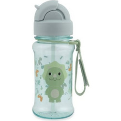 Skip Hop Dino Παιδικό Παγούρι Πλαστικό BPA Free με Καλαμάκι Γαλάζιο 355ml