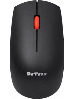 Detech D15WL Ασύρματο Ποντίκι Black
