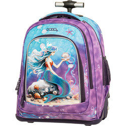 Polo Orbit Mermaid Σχολική Τσάντα Τρόλεϊ Δημοτικού Μωβ 965056-8426