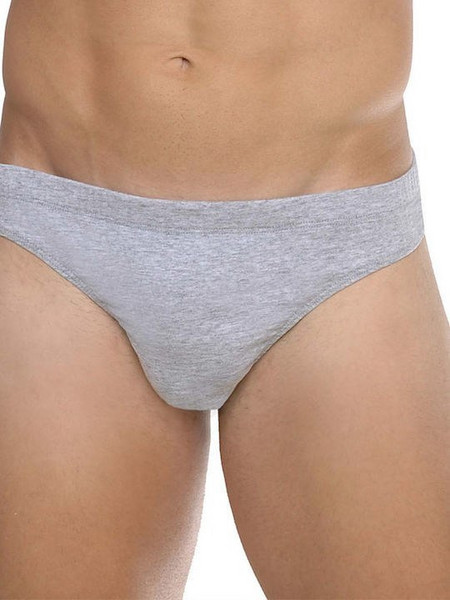 Helios Ανδρικά Σλιπ Βαμβακερά Γκρι 3Pack 80980-8