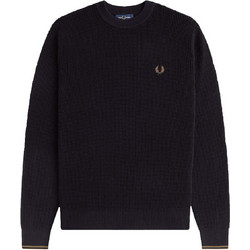 Fred Perry Ανδρικό Πουλόβερ Μαύρο K6507-102