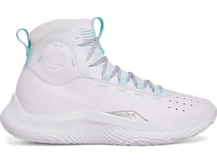 Under Armour Curry 4 Flotro Ανδρικά Αθλητικά Παπούτσια για Μπάσκετ Λευκά 3024861-103
