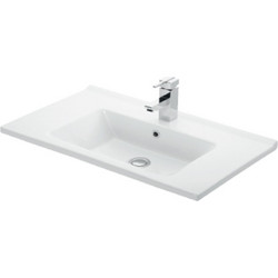 Martin Etna Ένθετος Νιπτήρας Μπάνιου Πορσελάνης 75x45cm Λευκός 3WET075WGLO