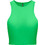 Only Γυναικείο Καλοκαιρινό Crop Top Ριπ Πράσινο 15289846