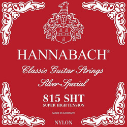 Hannabach Serie 815 Σετ 6 Χορδές Κλασικής Κιθάρας Extra Hard Tension