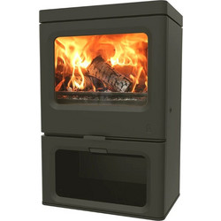 Charnwood Skye 7 Store Stand Green Μαντεμένια Ξυλόσομπα 7kW