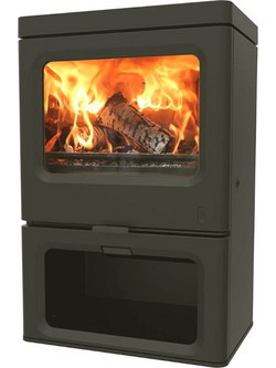 Charnwood Skye 7 Store Stand Green Μαντεμένια Ξυλόσομπα 7kW