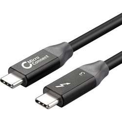 Microconnect TB3005 Thunderbolt 3 USB-C to USB-C 100W 0.5m Black