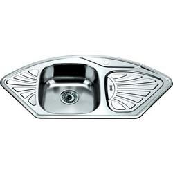 Gloria Polygon Rodi 18-0540 Ένθετος Νεροχύτης Inox Σατινέ 126x50cm 7003851