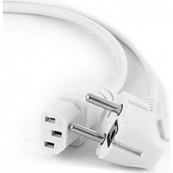 Cablexpert Καλώδιο Τροφοδοσίας Schuko to IEC C13 1.8m PC-186-075-1.8M-W