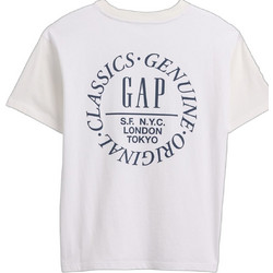 Gap Παιδικό T-Shirt Κοντομάνικο Λευκό 901540001