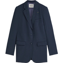 Scotch & Soda Γυναικείο Σακάκι Μακρύ Υφασμάτινο Navy Μπλε U9G01482T-456