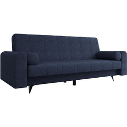 PoliHome Zuri Τριθέσιος Καναπές Κρεβάτι Navy Μπλε 240x91x93cm 163062099