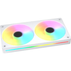 Cougar Forward Unity 240-FB Case Fan 120mm ARGB με Σύνδεση 3-Pin 4-Pin PWM 2τμχ White