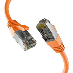 EFB Elektronik S/FTP Cat.8.1 Καλώδιο Δικτύου Ethernet 15m Orange EC020200286