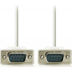 Nedis CCGL52000IV20 Καλώδιο Angle 90° RS-232 DB9 Male to RS-232 DB9 Male 2m White