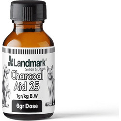 Landmark CharcoalAid Ενεργός Άνθρακας Σκύλου & Γάτας για Γαστρεντερικές Διαταραχές σε Σιρόπι 2x6gr