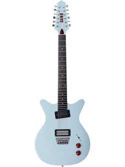 Danelectro Dan O. Cool Ηλεκτρική Κιθάρα Double Cut με Μαγνήτες HS & Ταστιέρα Rosewood 12 Χορδές Aqua