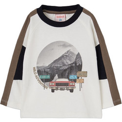 Boboli Παιδικό T-Shirt Μακρυμάνικο Μπεζ 544069-1111