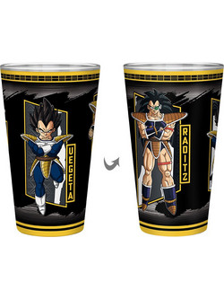 Ποτήρι Νερού Γυάλινo Dragon Ball Z - Saiyans Invasion - XXL 400ml