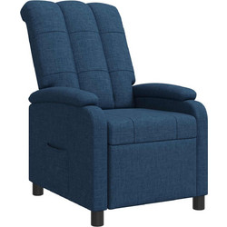 vidaXL Πολυθρόνα Relax Ανακλινόμενη Μπλε 42034965