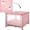 Lorelli Play N Relax Τετράγωνο Πάρκο με Στρώμα & Δίχτυ Powder Pink 10080682606