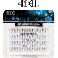 Ardell Individual Medium Βλεφαρίδες Τουφάκια Καφέ
