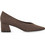Corina Γόβες Suede με Χοντρό Χαμηλό Τακούνι Καφέ M6665