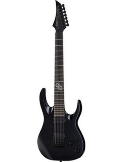 Solar Guitars A2.7C Ηλεκτρική Κιθάρα ST Style με Μαγνήτες HH & Ταστιέρα Ebony 7 Χορδών Carbon Black