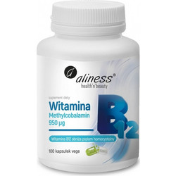 Aliness Vitamin B12 Methylcobalamin 950μg 100 Κάψουλες