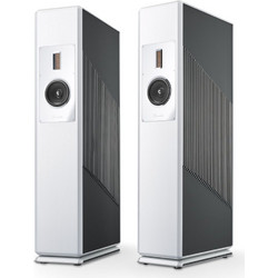 Burmester BC150 Ζεύγος Ηχείων Hi-Fi Δαπέδου 400W 3 Δρόμων Silver