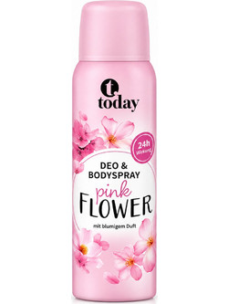 Today Pink Flower Γυναικείο Αποσμητικό Spray 24h 200ml