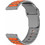 Hoco WH27 Λουράκι Σιλικόνης Grey / Orange (Universal 22mm)