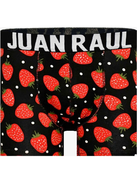 Juan Raul Strawberries Ανδρικό Μποξεράκι Μαύρο JR358N