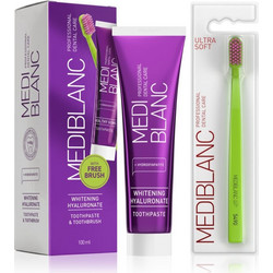 Mediblanc Whitening & Hyaluron Οδοντόβουρτσα + Οδοντόκρεμα 100ml