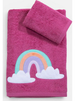 Nef-Nef Rainbow Mood Σετ Παιδικές Πετσέτες 2τμχ 420gr/m² 041049