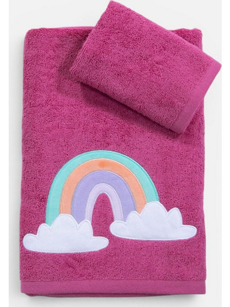 Nef-Nef Rainbow Mood Σετ Παιδικές Πετσέτες 2τμχ 420gr/m² 041049