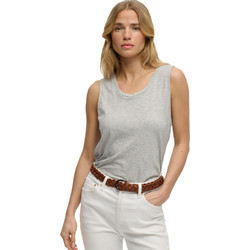 Superdry Γυναικείο Αθλητικό T-Shirt Γκρι W6012265A-1WK