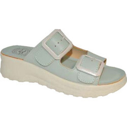 Fly Flot Γυναικείες Παντόφλες Καλοκαιρινές Flatforms Ανατομικές Αντιολισθητικές Πράσινο Mint 88241