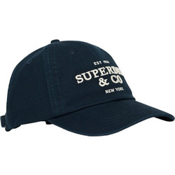 Superdry Ανδρικό Καπέλο Jockey Υφασμάτινο Μαύρο Y9011042A-98T