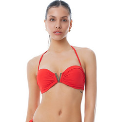 Bluepoint Bikini Top Strapless με Ενίσχυση Κόκκινο 26066096-07