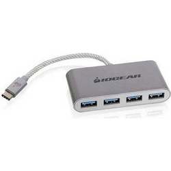 Iogear GUH3C14 USB Hub 3.0 USB-C με 4 Θύρες USB-A