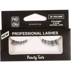 RO Accessories EY166 Βλεφαρίδες Μισές Σετ με Κόλλα 2τμχ 5207134057176