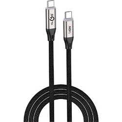 KLGO S-150 Braided USB-C to USB-C 140W 1.8m Black