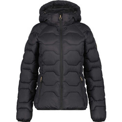 Icepeak Γυναικείο Μπουφάν Χειμωνιάτικο Puffer Μακρύ Μαύρο 6-53086-515-990