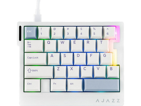 Ajazz AK029 Μηχανικό Gaming Keypad με Ice Land Διακόπτες RGB White Blue