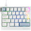 Ajazz AK029 Μηχανικό Gaming Keypad με Ice Land Διακόπτες RGB White Blue