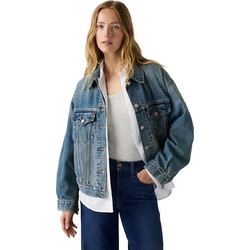 Levi's Γυναικείο Μπουφάν Τζιν Μακρύ Μπλε A1743-0176