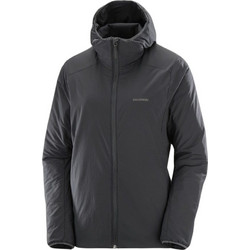 Salomon Γυναικείο Μπουφάν Χειμωνιάτικο Softshell Μακρύ Μαύρο LC2298400